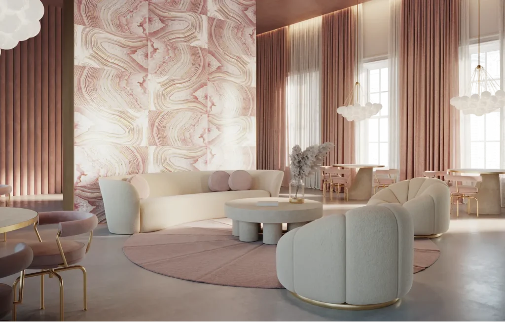 AGATA PINK DEC 60X120 2P