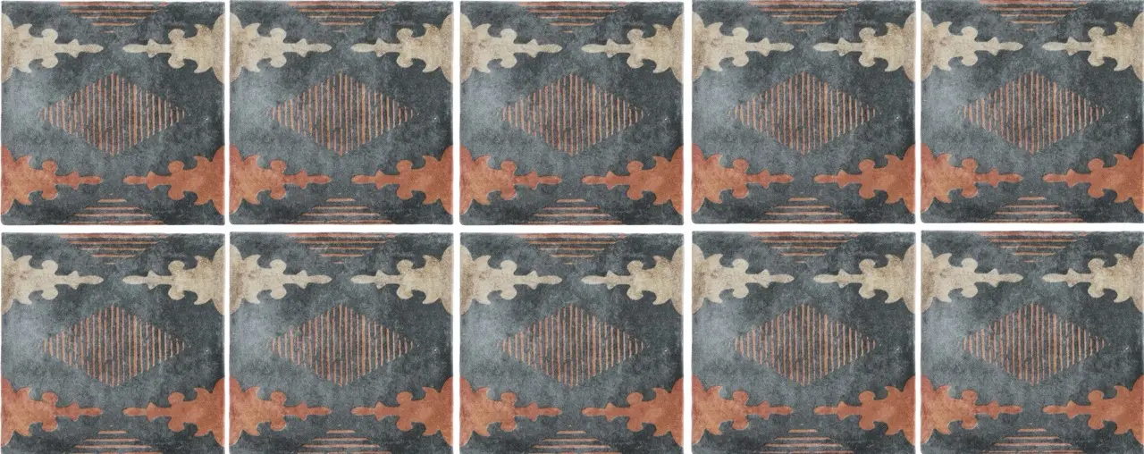 IBIZA AZTEC BLUE TERRACOTTA TILE SCREENS