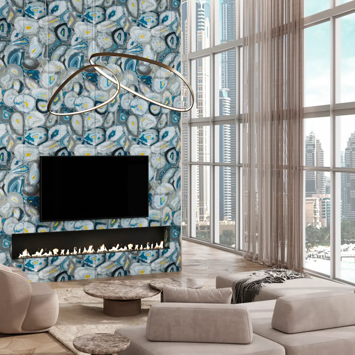 AGATA PRECIOUS BLUE DETAIL